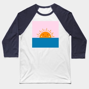 Sun on the sea Baseball T-Shirt